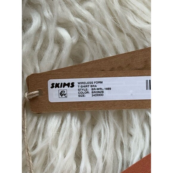 Skims Wireless Form T-shirt Bra Bronze Size 34DDDD - Picture 7 of 12